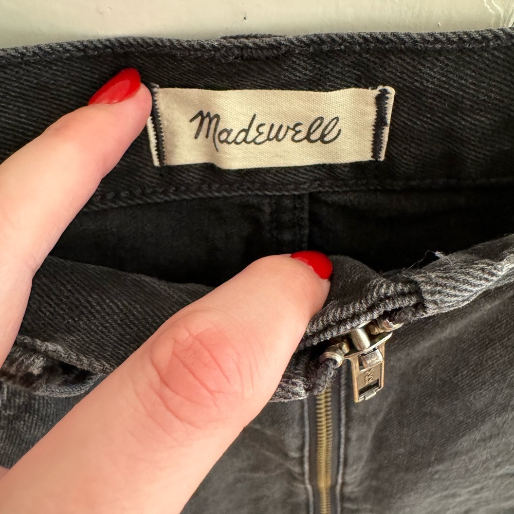 Madewell Black A-Line Skirt - 28
